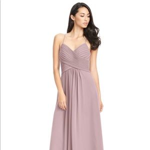 Azazie Haleigh bridesmaid vintage mauve size A12